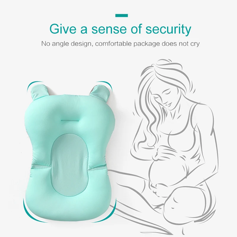 Baby Bath Tub Foldable - Portable Baby Shower Bath Tub Pad