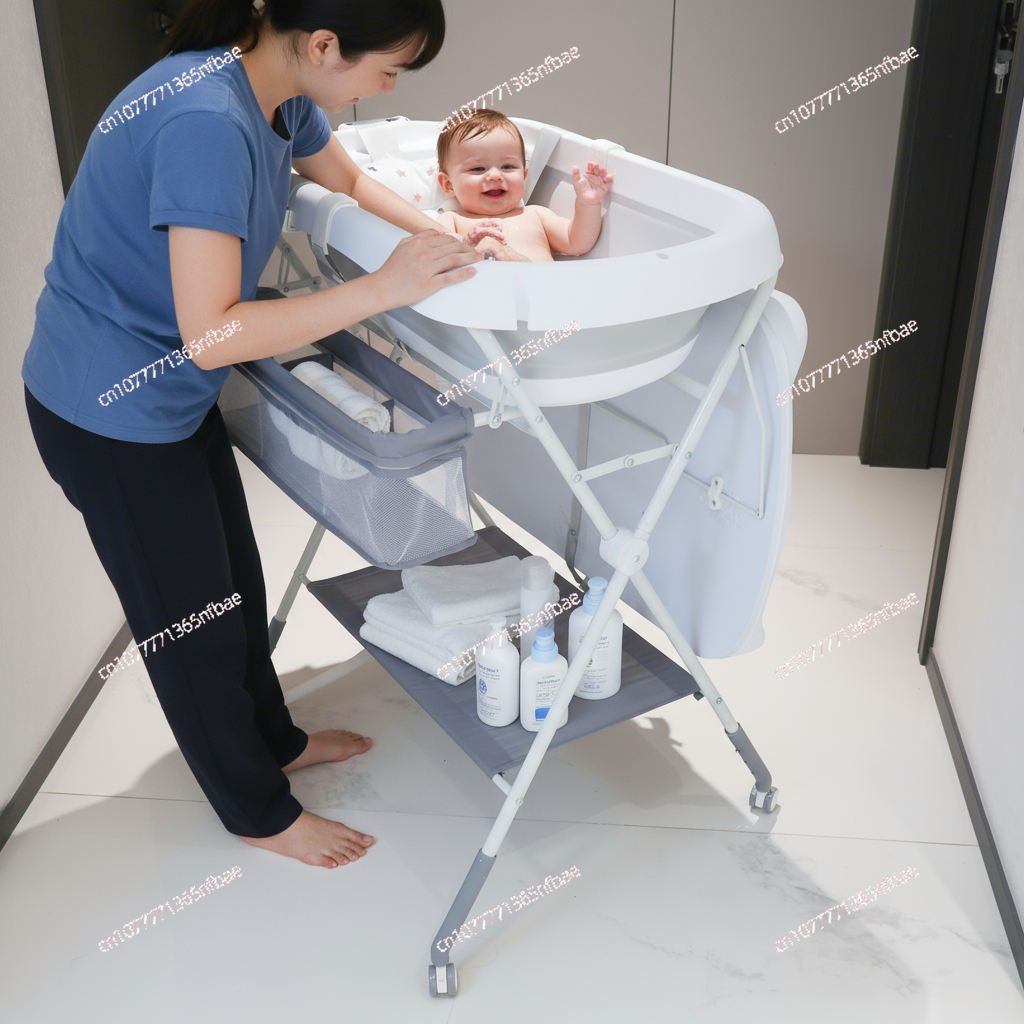 Baby Bath Tub Foldable - Baby Bath Tub & Changing Table,