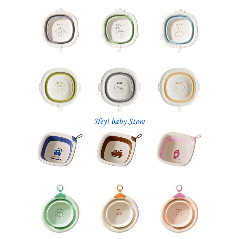 Baby Bath Tub Foldable - Q1FE Travel Friendly Baby Wash Pan