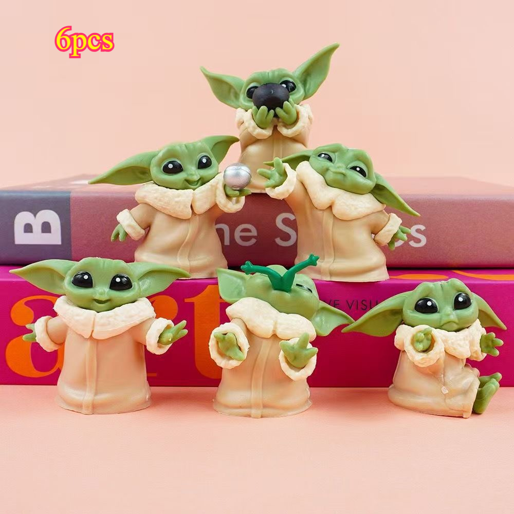 Baby Yoda Products - 6Pcs/Set Baby Yoda Grogu Action Figure