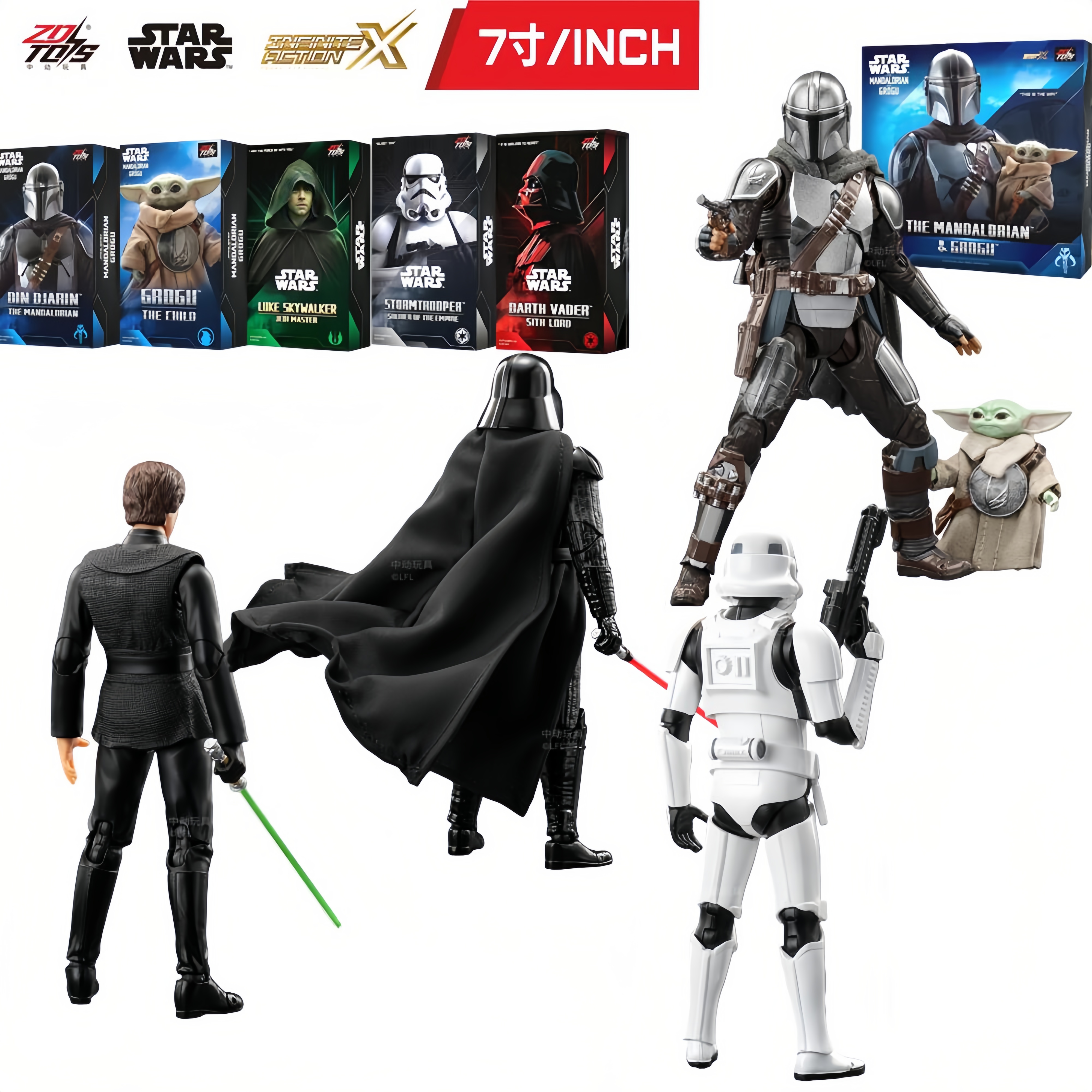 Baby Yoda Products - ZD Toys Star Wars 1/10 Scale