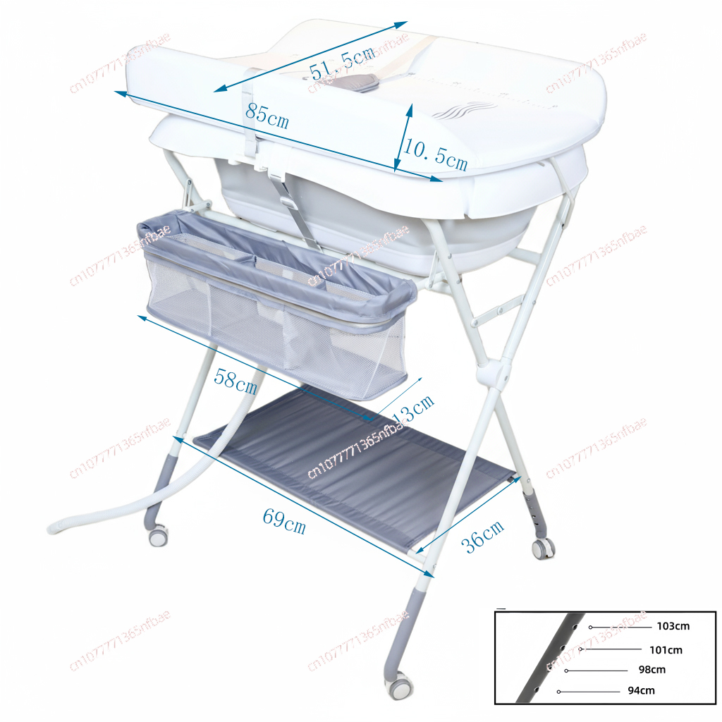 Baby Bath Tub & Changing Table - Baby Bath Tub Foldable のレビューと価格