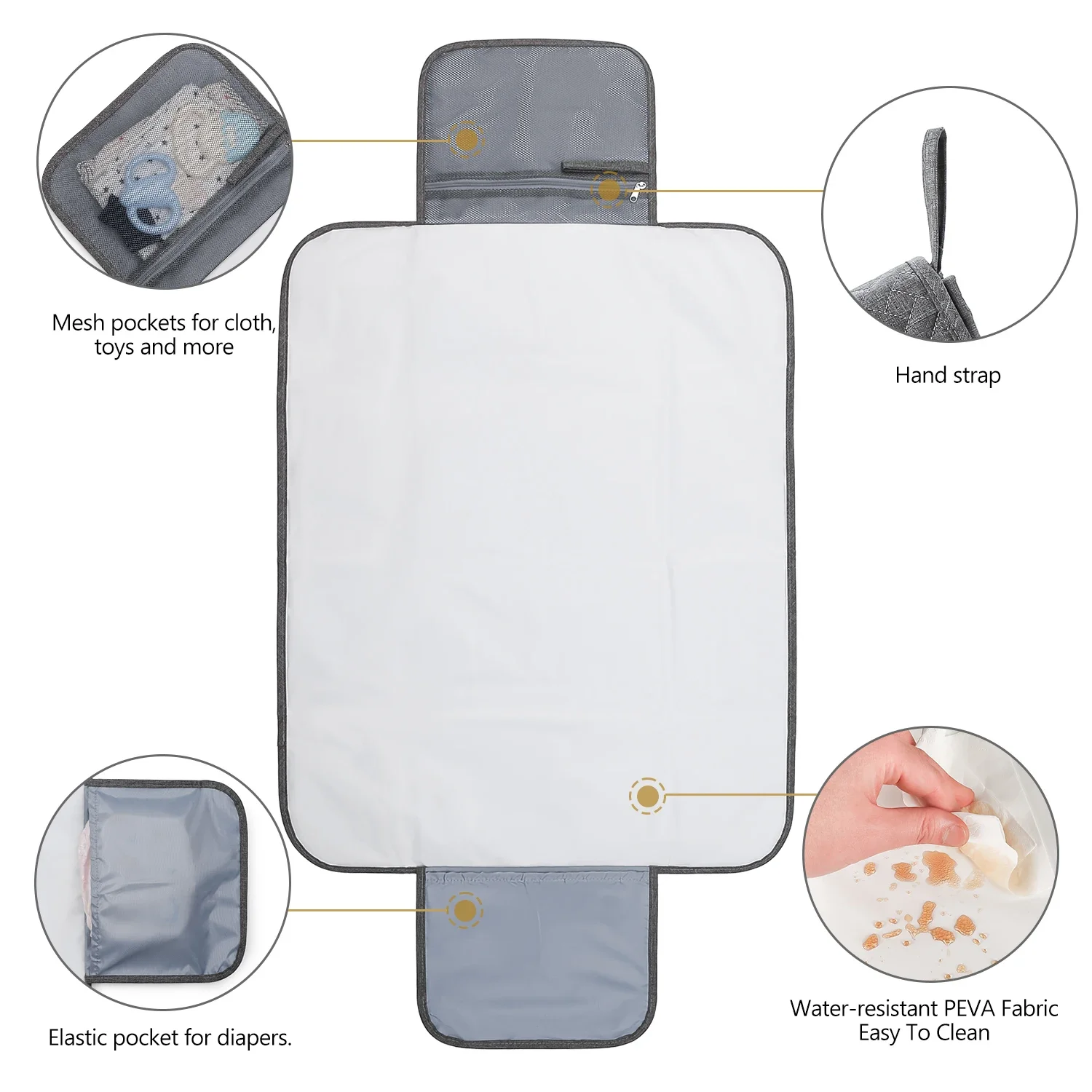 Infant Portable Multifunction  - Diaper Changing Mat のレビューと価格