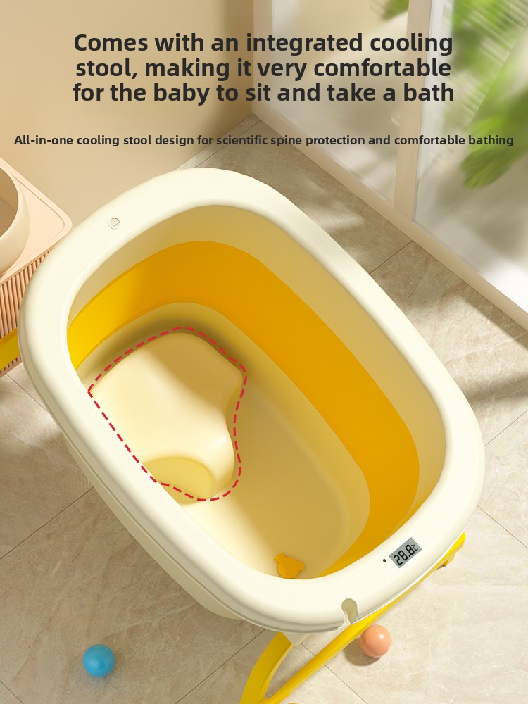 Folding 0-10Y Children's Bath  - Baby Bath Tub Foldable のレビューと価格
