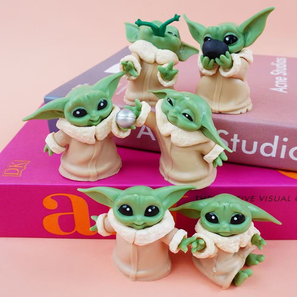 6Pcs/Set Baby Yoda Grogu Actio - Baby Yoda Products のレビューと価格