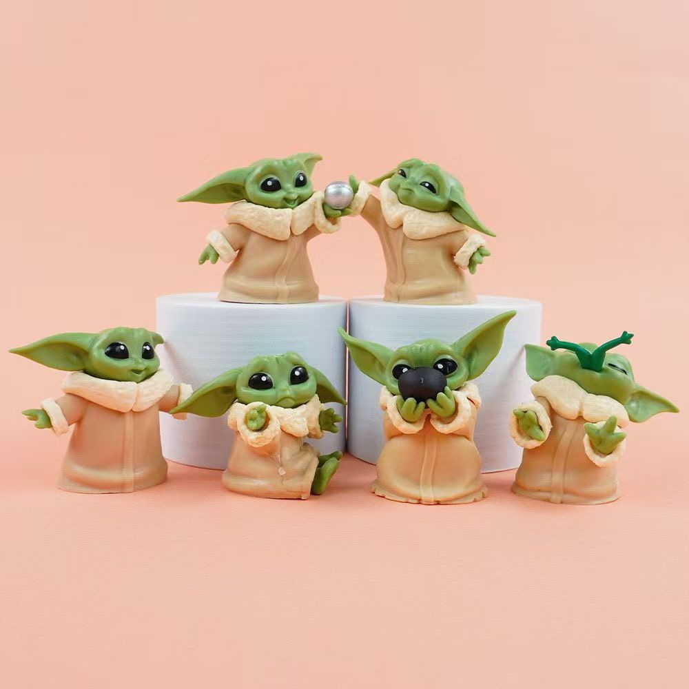 6Pcs/Set Baby Yoda Grogu Actio - Baby Yoda Products のレビューと価格