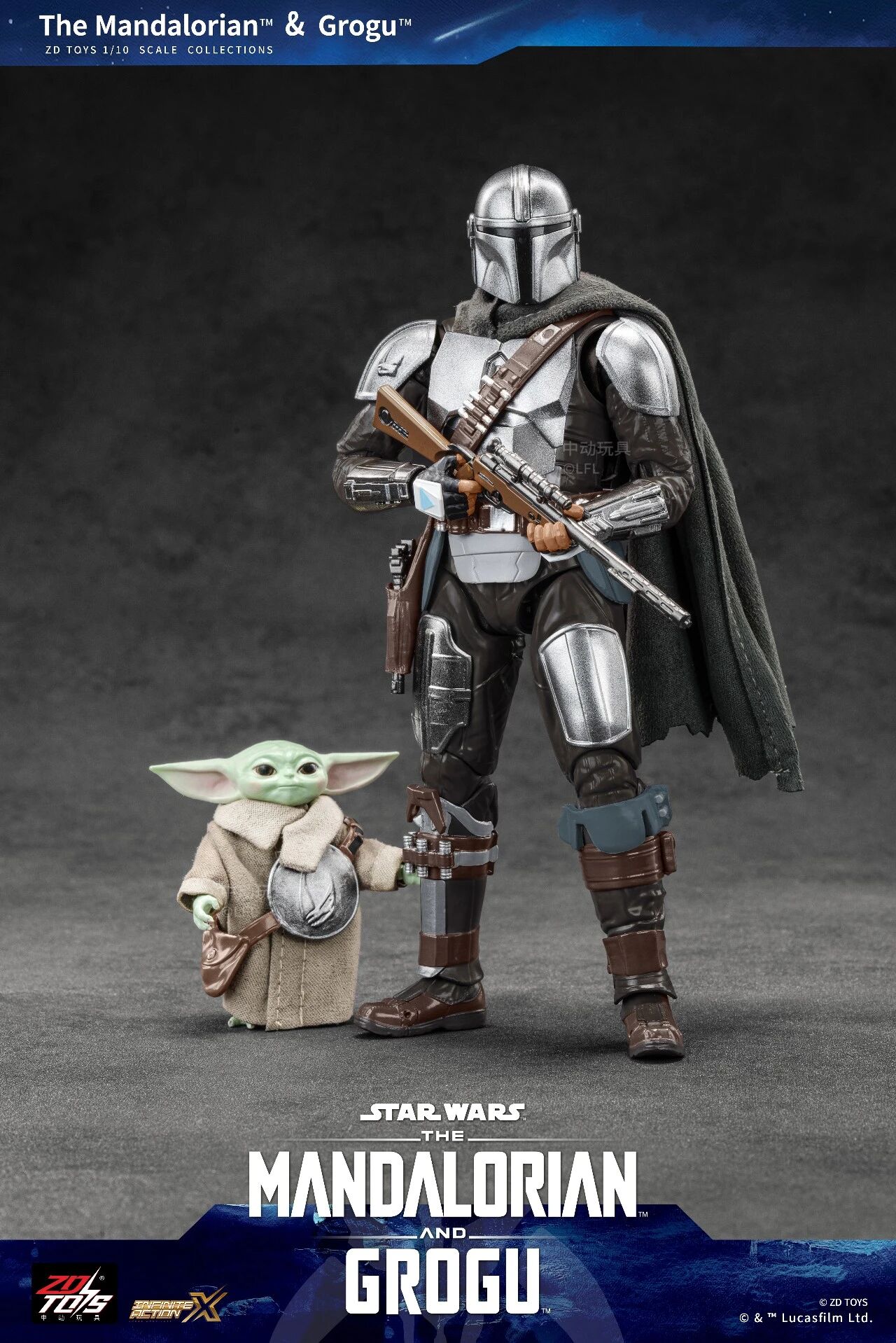 ZD Toys Star Wars 1/10 Scale M - Baby Yoda Products のレビューと価格
