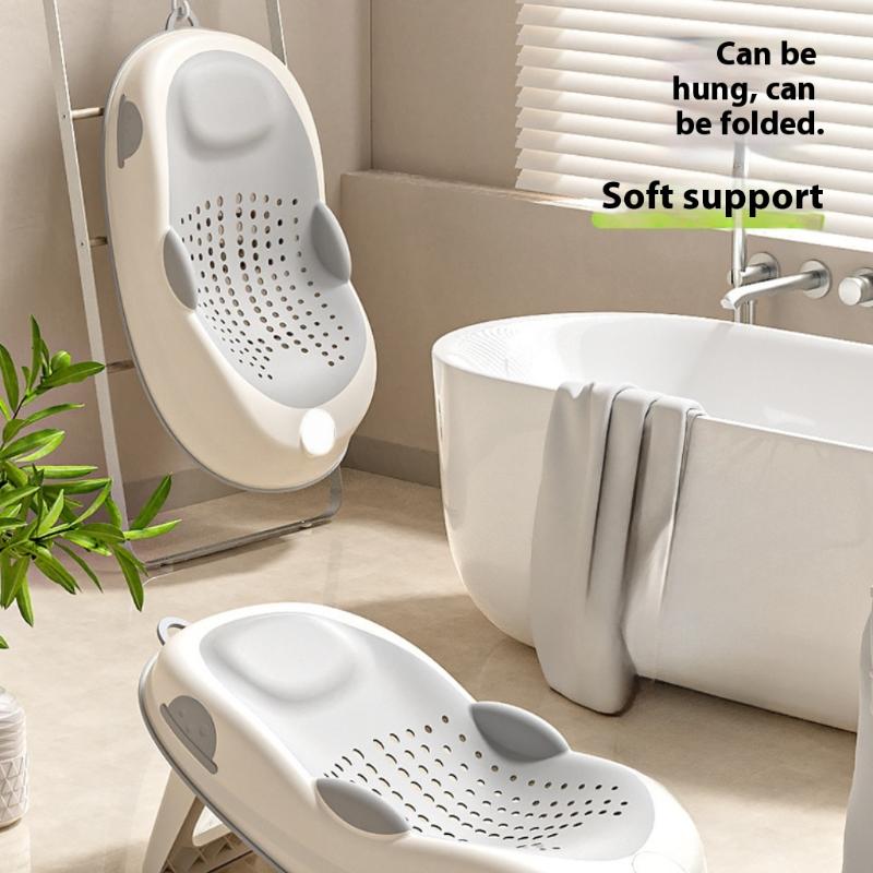 【Nice】1Pcs Newborn Shower Net  - Baby Bath Tub Foldable のレビューと価格