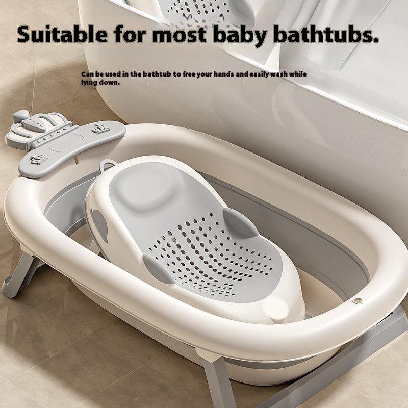 【Nice】1Pcs Newborn Shower Net  - Baby Bath Tub Foldable のレビューと価格