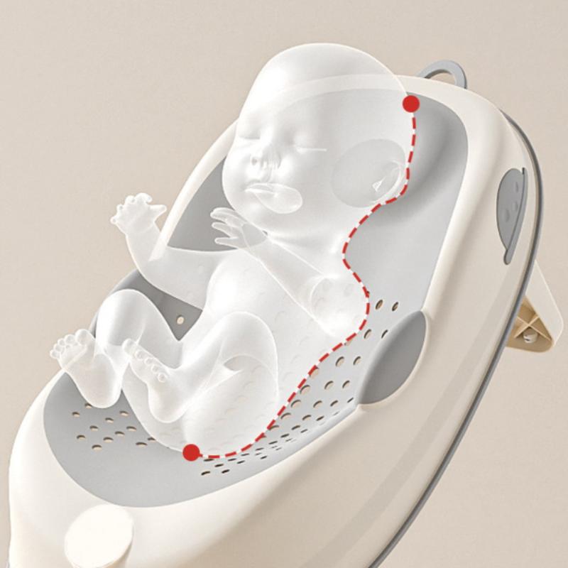 【Nice】1Pcs Newborn Shower Net  - Baby Bath Tub Foldable のレビューと価格