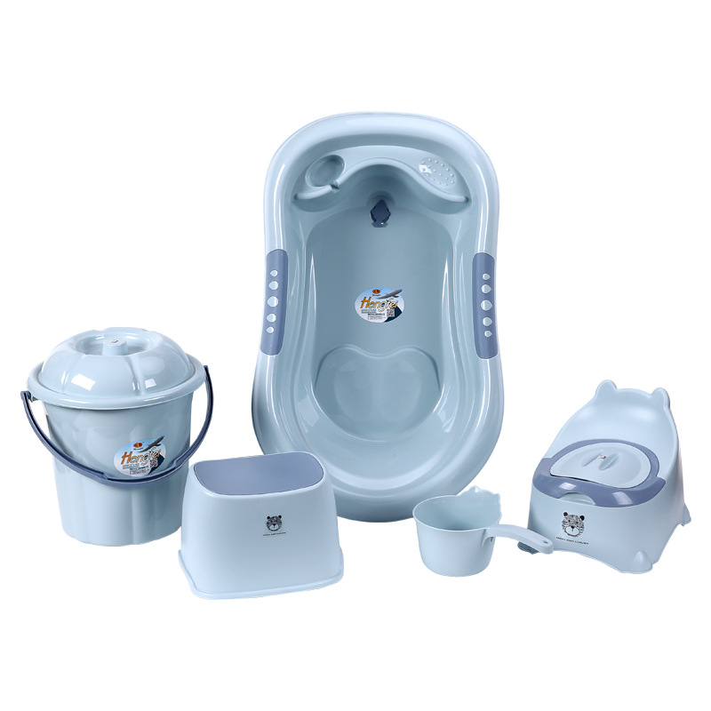 Baby Bath Tub 7-Piece Set with - Baby Bath Tub Foldable のレビューと価格
