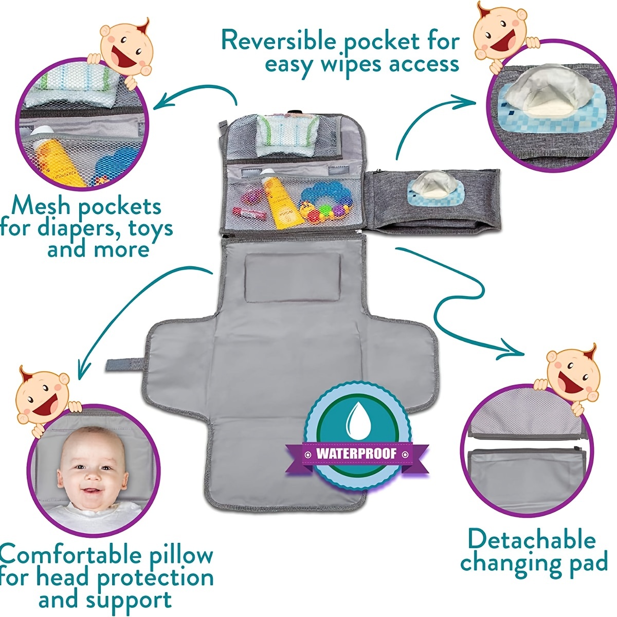The Ultimate Baby Changing Mat - Diaper Changing Mat のレビューと価格