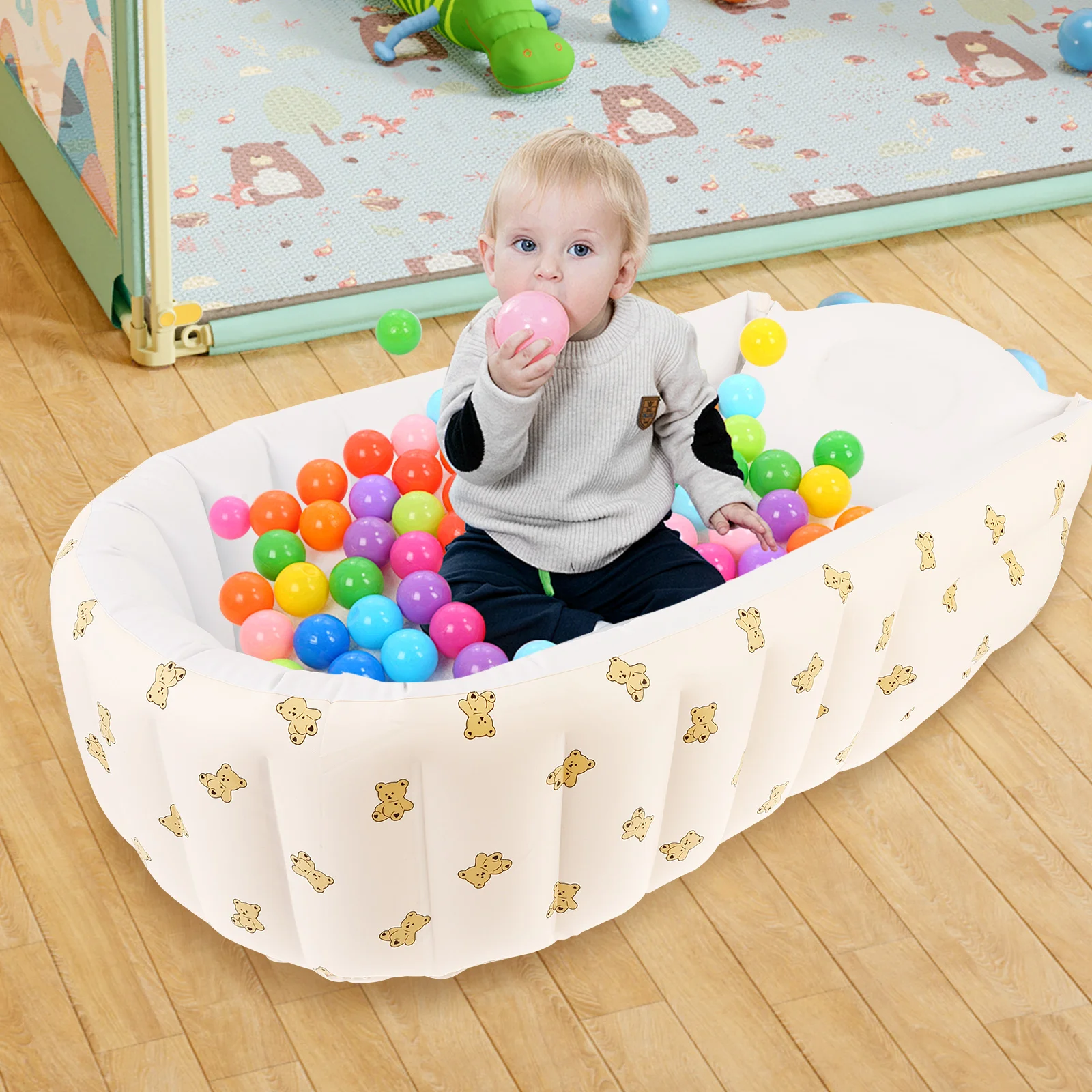 Inflatable Baby Bathtub PVC To - Baby Bath Tub Foldable のレビューと価格
